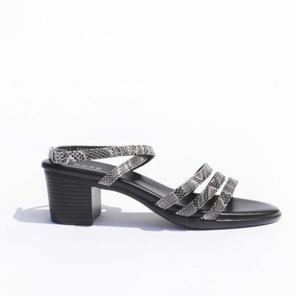 HOPP Wraparound Sandal Snakeskin Print